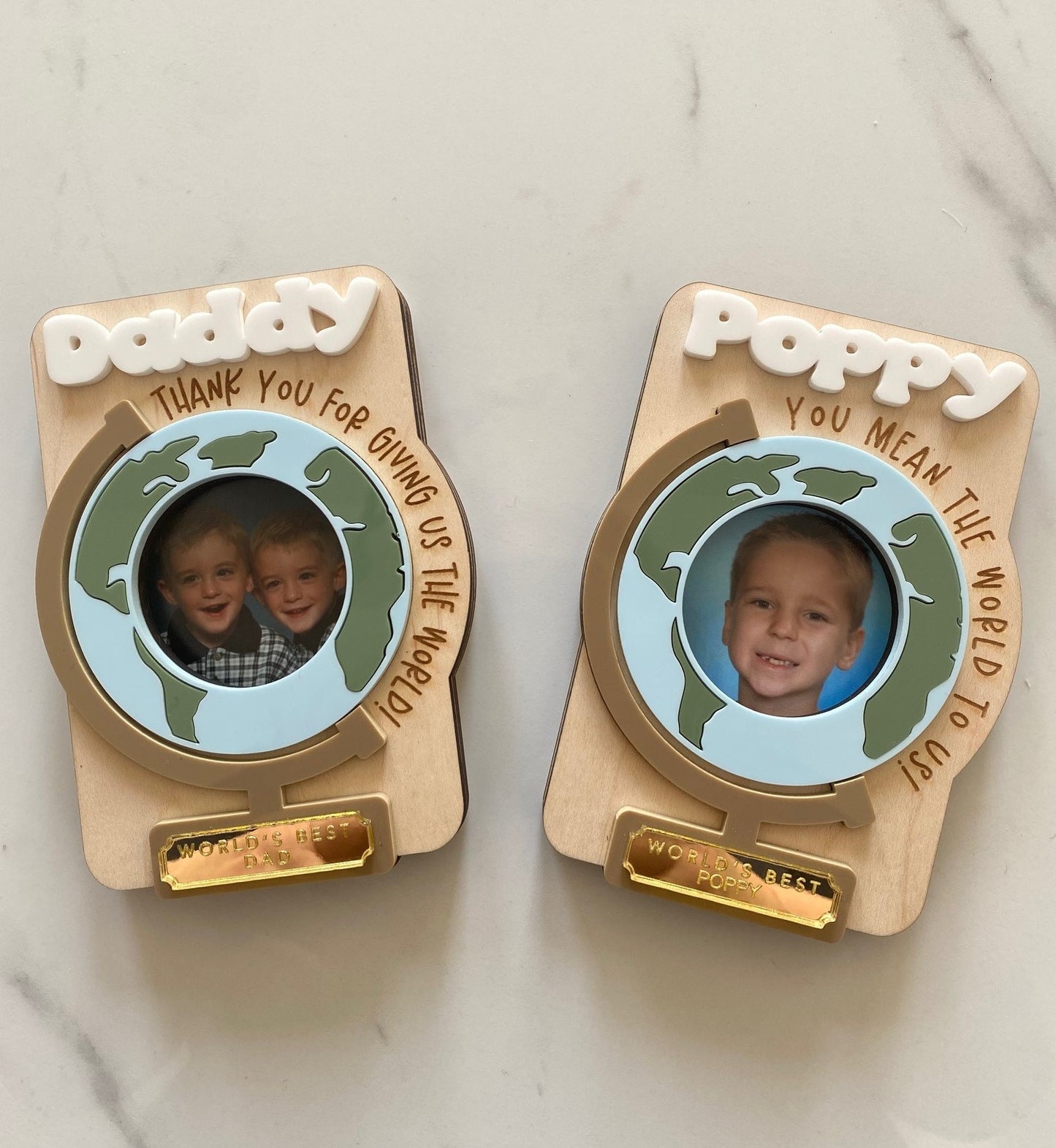 Globe Photo Frame