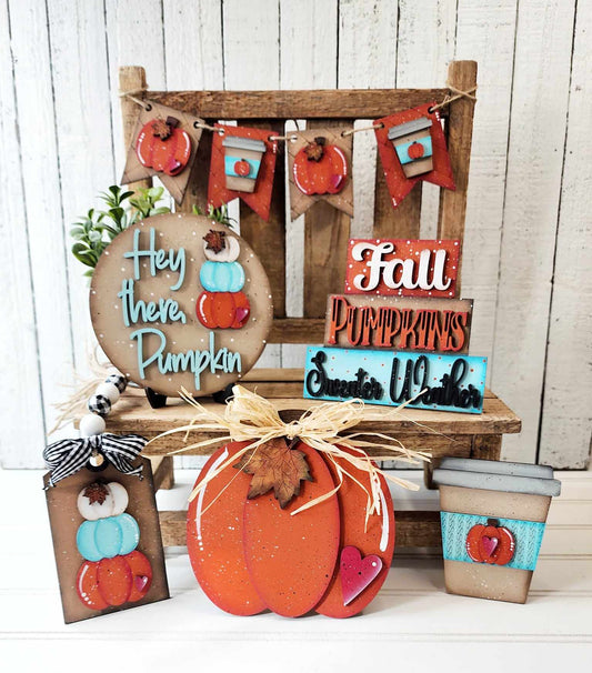 "Hey There Pumpkin" Tiered Tray DIY Kit