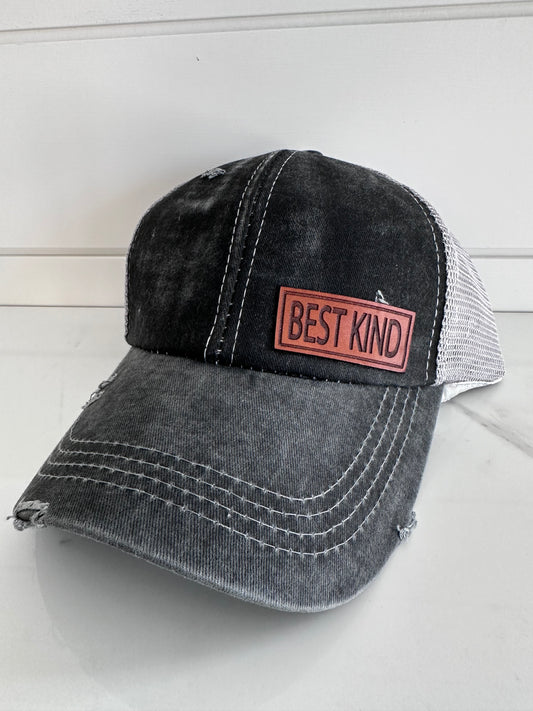 Newfoundland Sayings Leather Patch Hats
