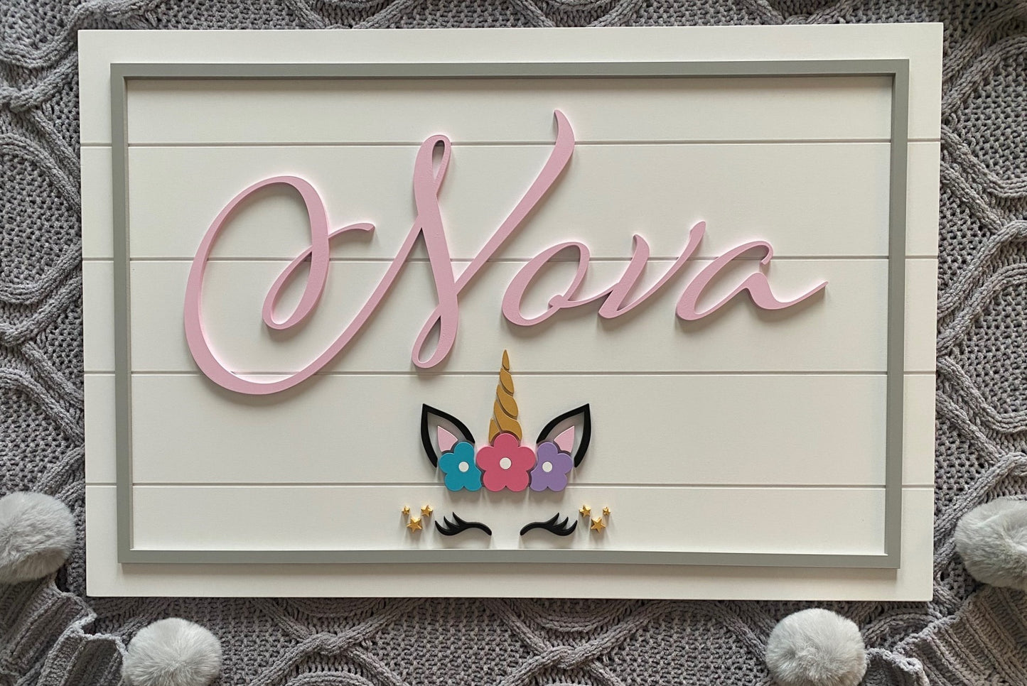 Unicorn Custom Nursery/Kid's Room Sign