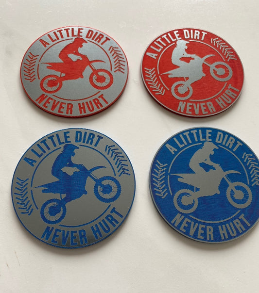 "A Little Dirt Never Hurt" YOUTH Brushed Stainless Patch Hat