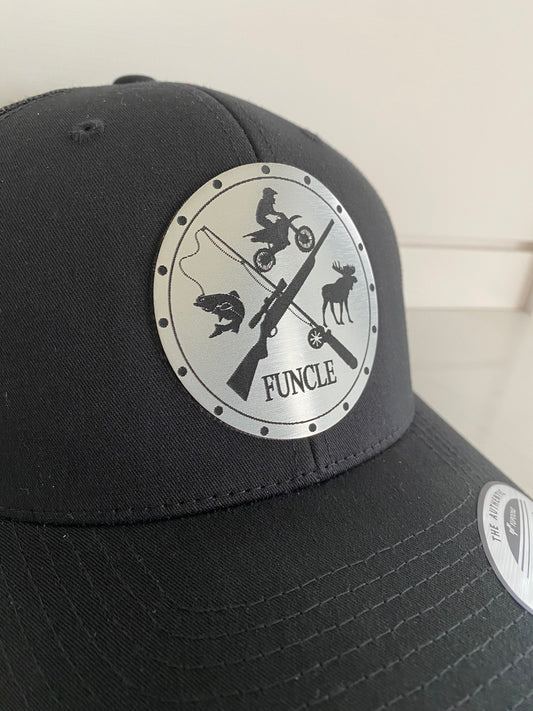 "FUNCLE" Hat Brushed Stainless