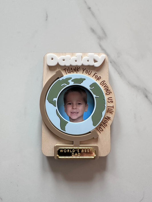 Globe Photo Frame
