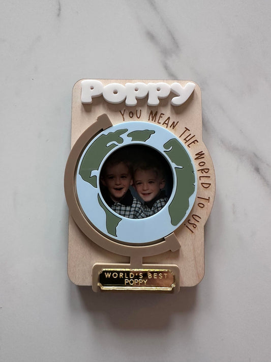 Globe Photo Frame
