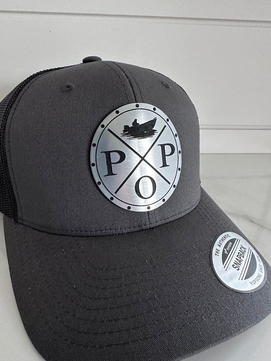 Speedboat/Quad/Side by Side Hat Brushed Stainless