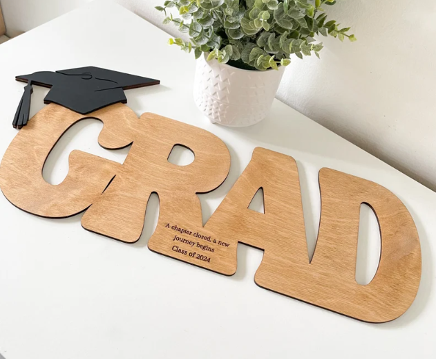 Grad Signature Sign/Photo Prop – The Modern Saltbox