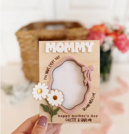 Rectangle Vintage Daisy Frame