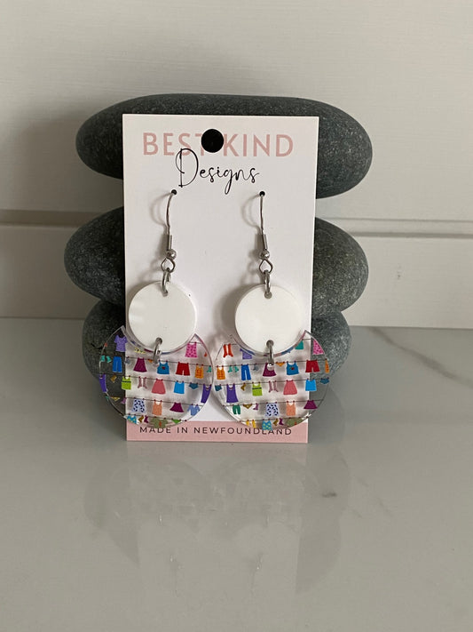 Clothesline Earrings Style 4