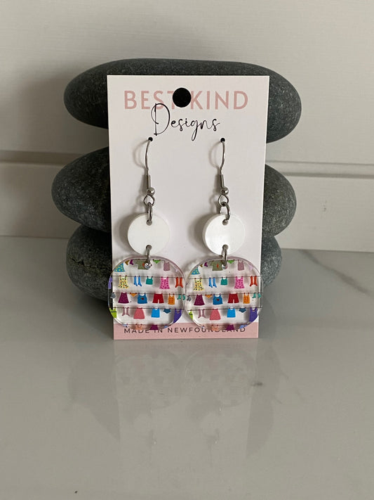 Clothesline Earrings Style 3