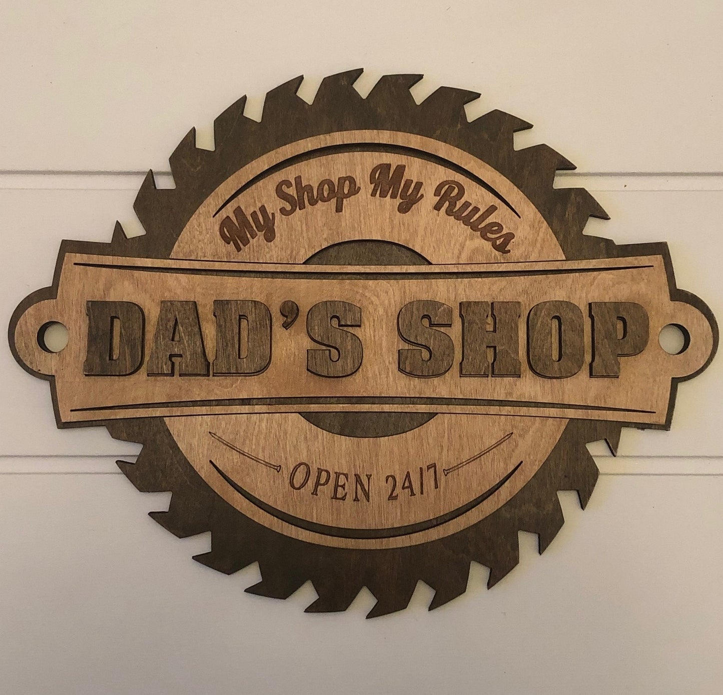 Dad's Shop Sign