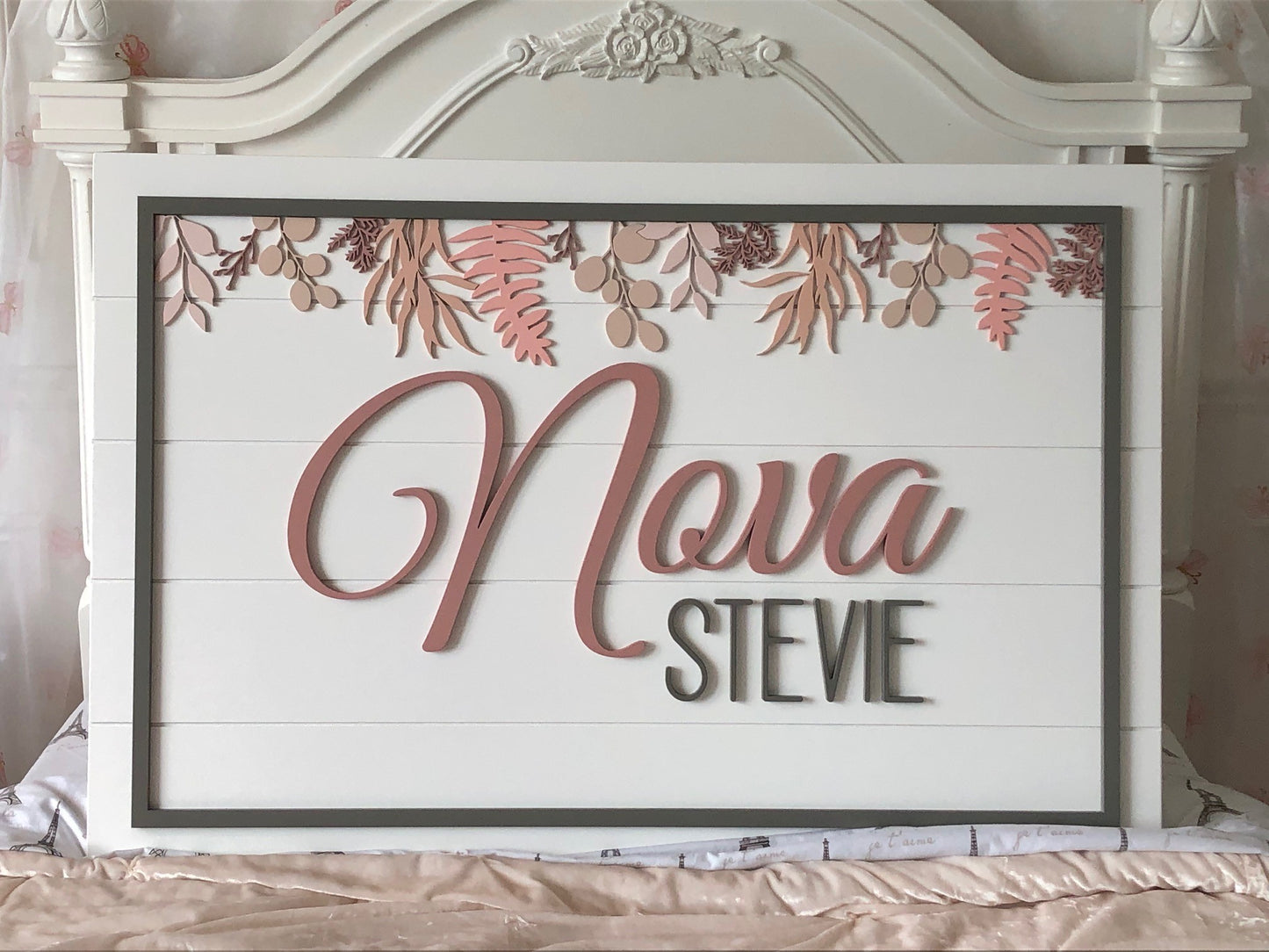 Botanical Custom Nursery/Kid's Room Sign